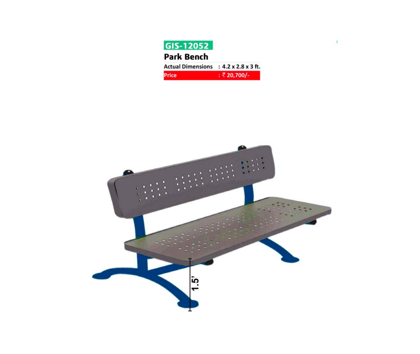 Park Bench - GIS-12052