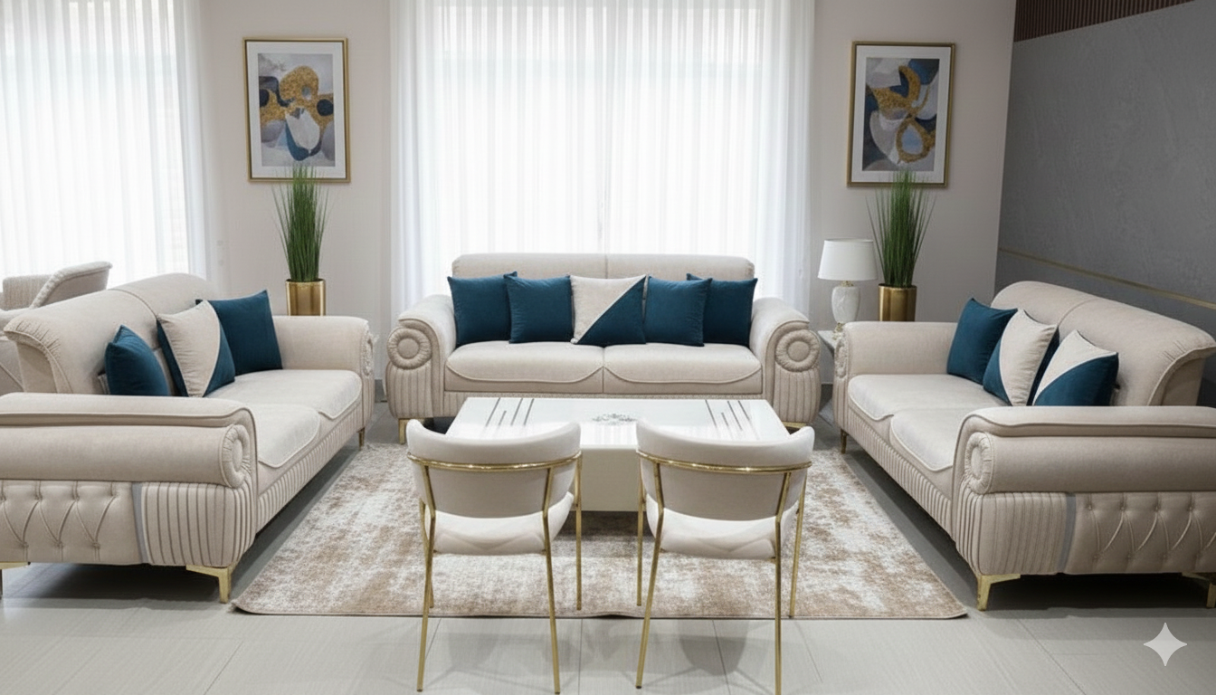 Serenity 7 Seater Sofa Set (3+2+2)