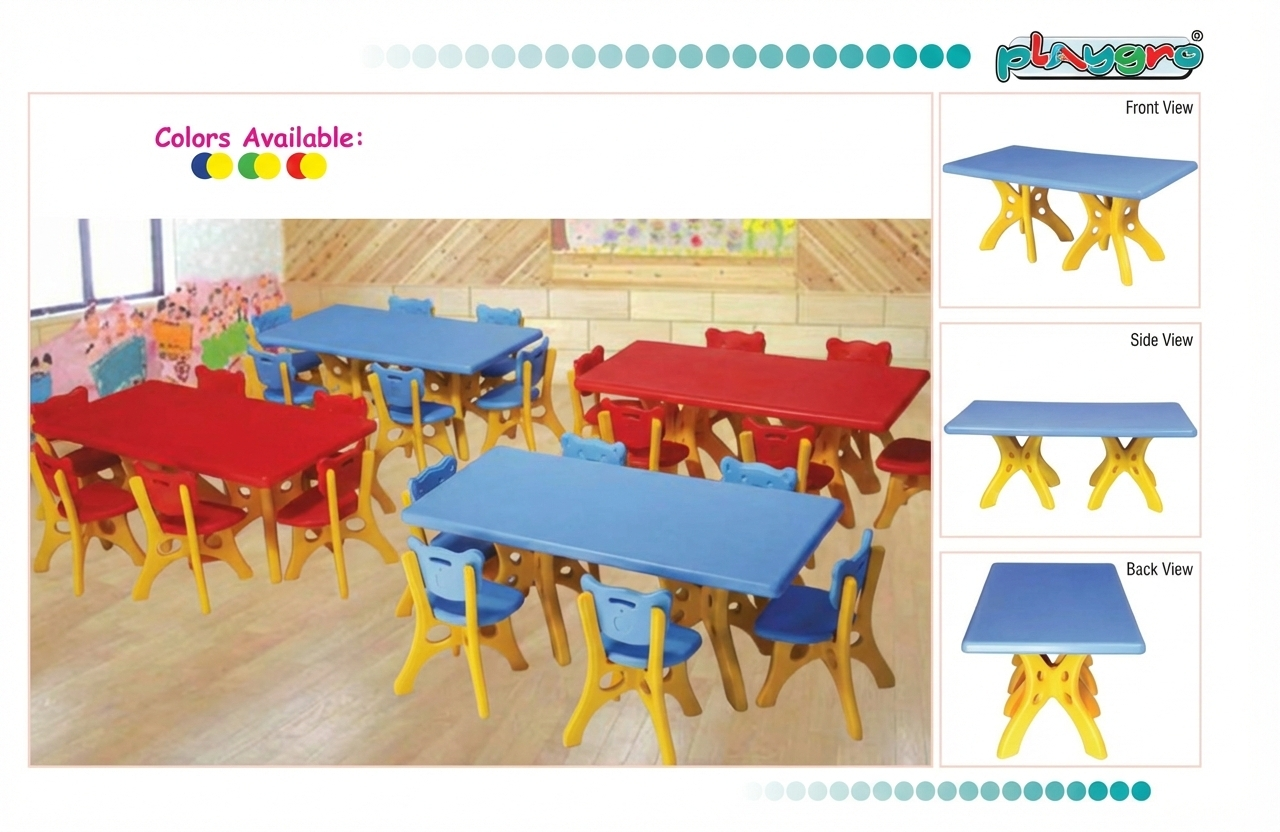 Super Rectangle Table (Without Chair) (YT-4115)