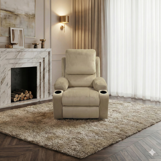 Leatherite Moterised + Rocking Recliner