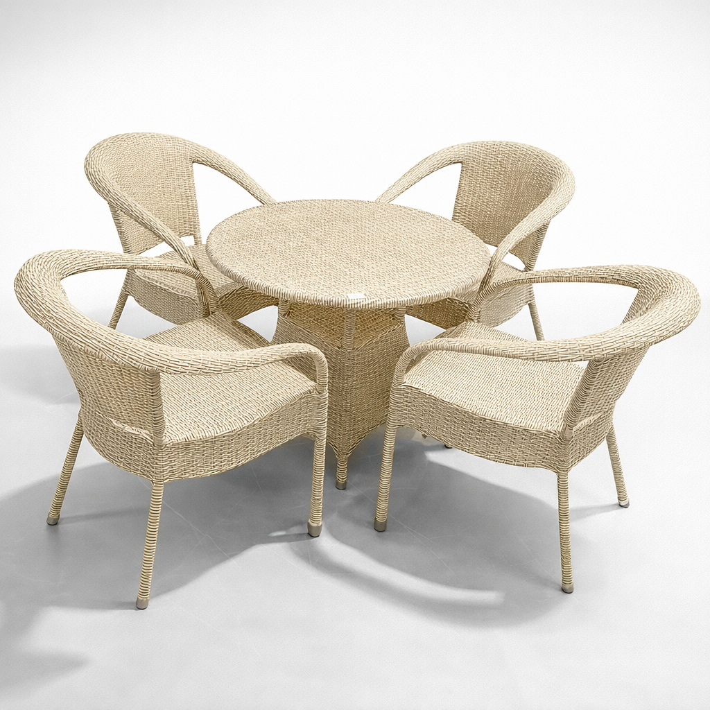 Bella Loop Wicker Dining Set