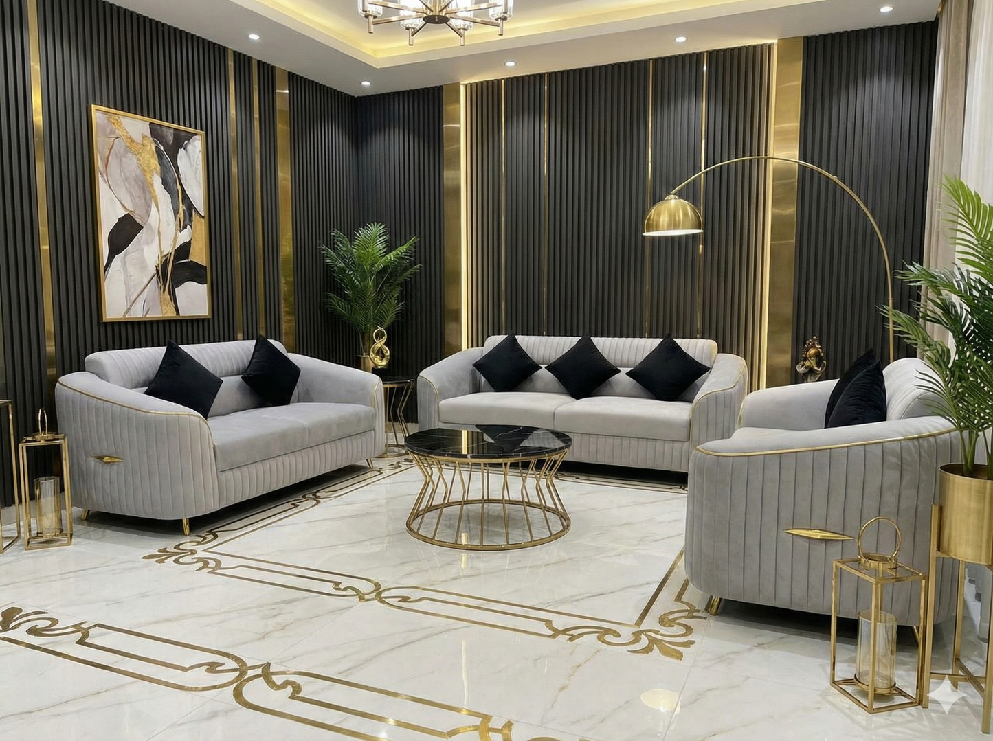 Camelback 7 Seater Sofa Set (3+2+2)