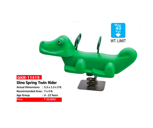 Dino Spring Twin Rider - GKR-11419