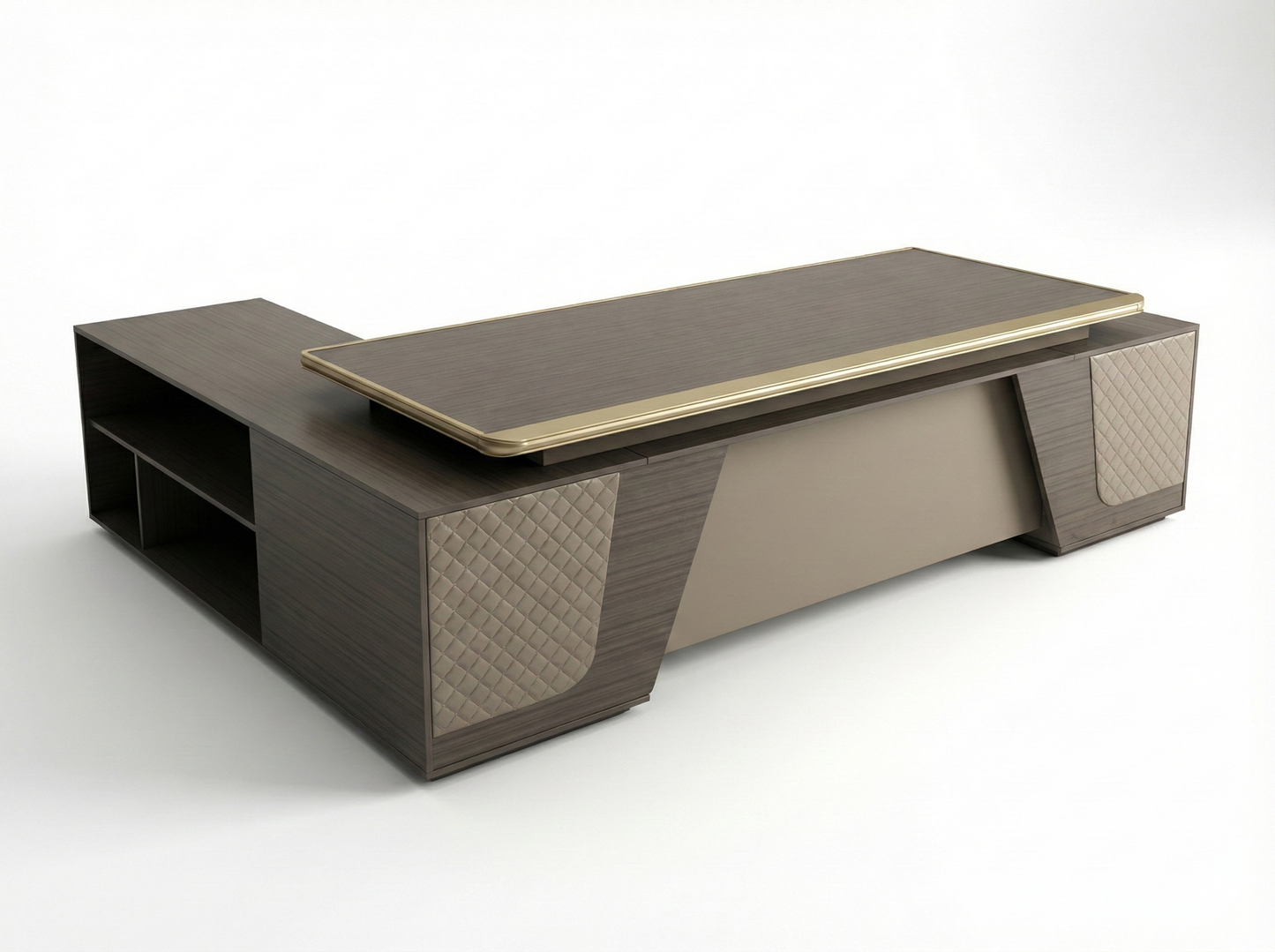 Executive Imported Offilce Table with attached Side Table