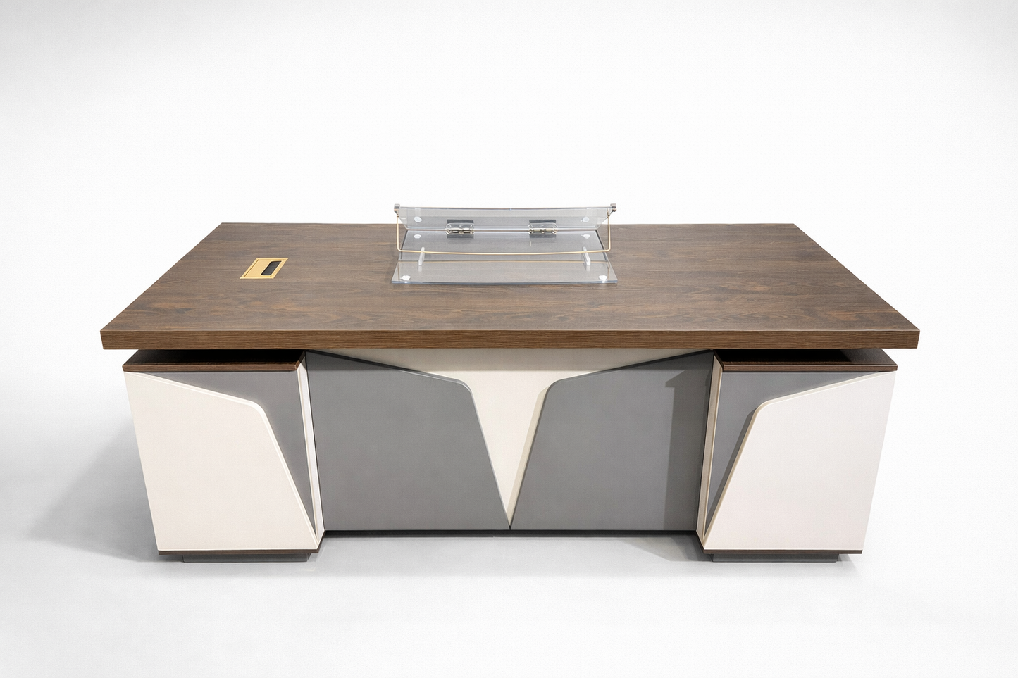 Heritage Imporated Office Table with attached Side Table 6X3 Feet