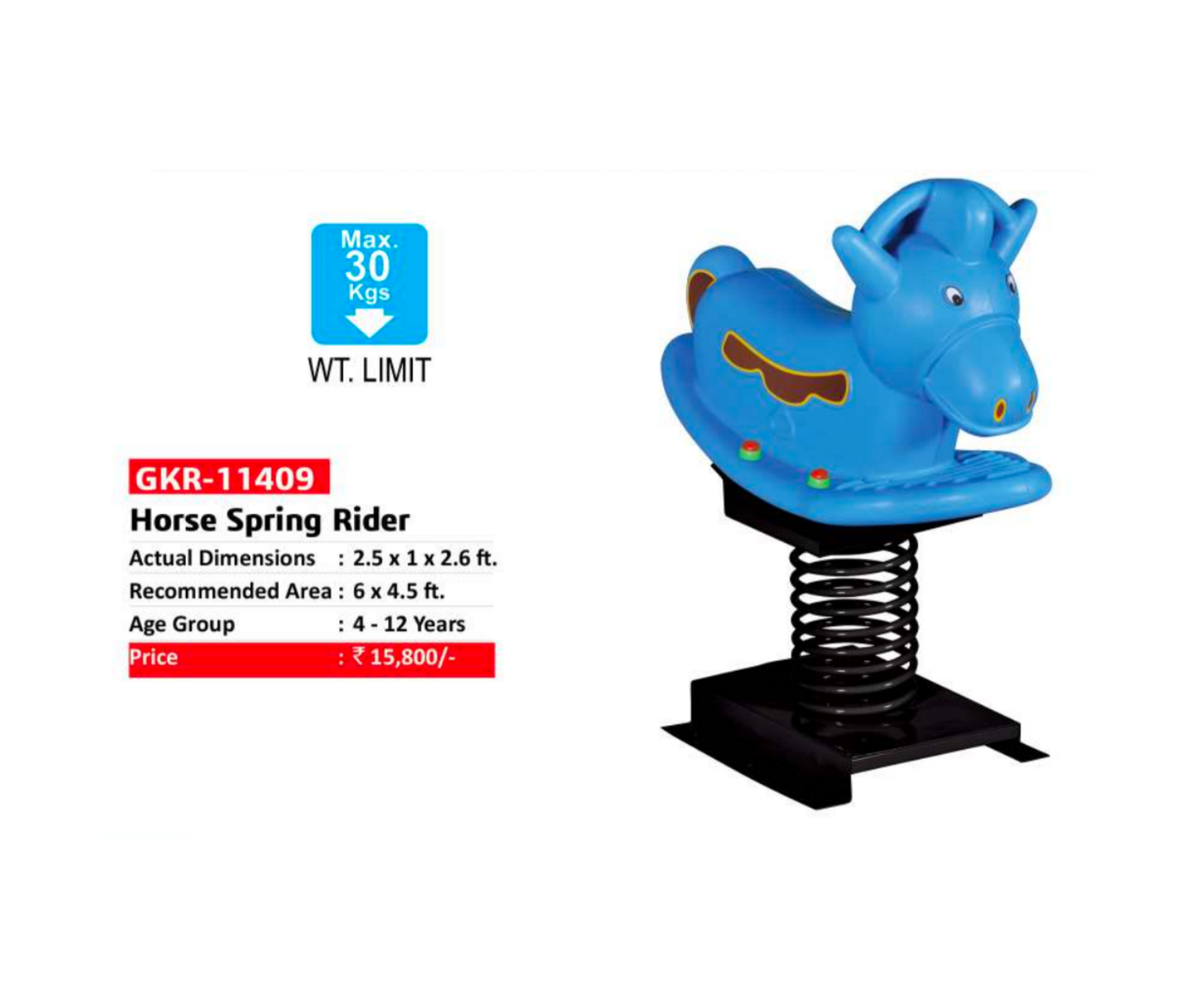 Horse Spring Rider - GKR-11409