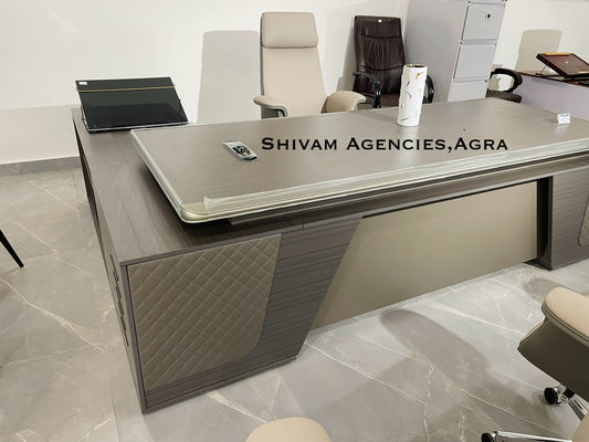Executive Imported Offilce Table with attached Side Table