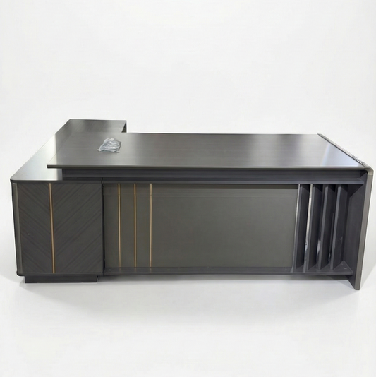 Oranet Imporated Office Table with attached Side Table 6X3 Feet