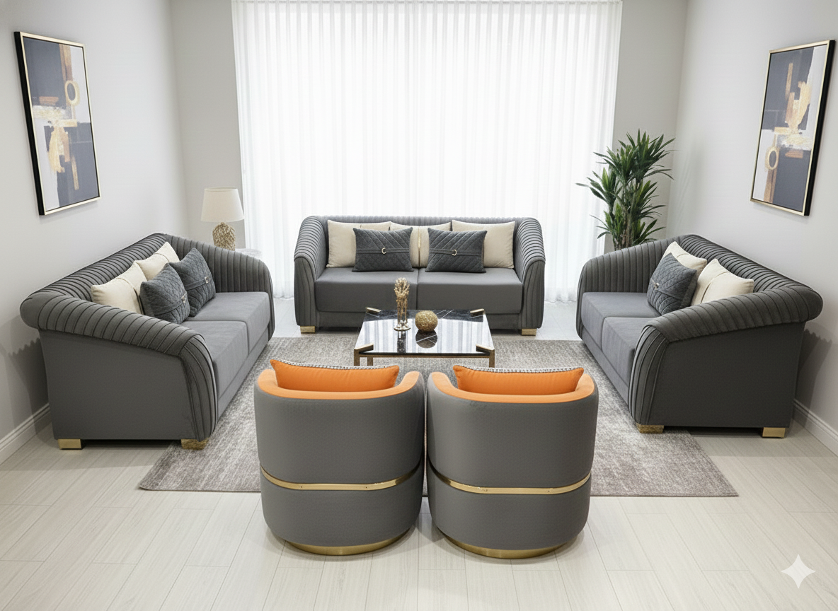 Rolex 7 Seater Sofa Set (3+2+2)