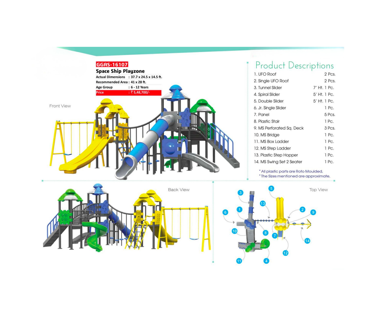 Space Ship Playzone - GGAS-16107