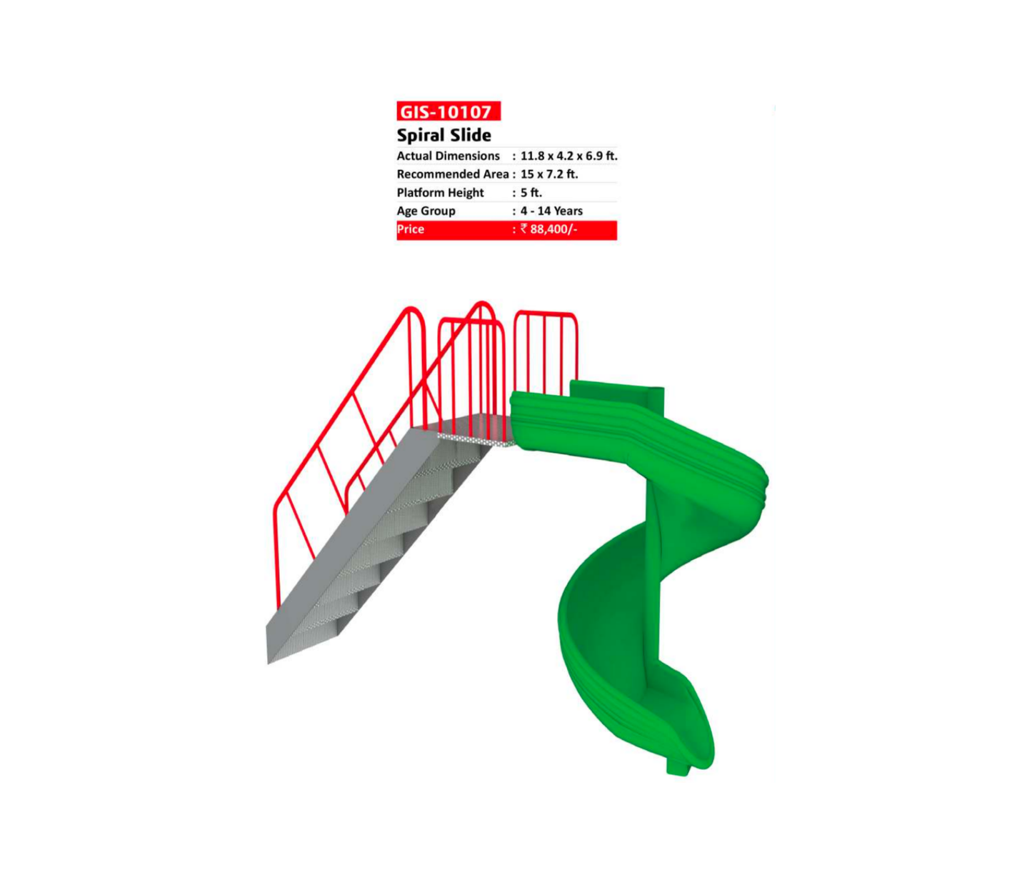 Spiral Slide - GIS-10107