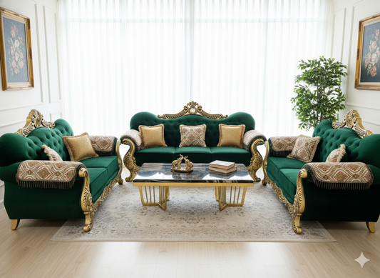 The Lousis- XV 7 Seater Sofa Set (3+2+2)